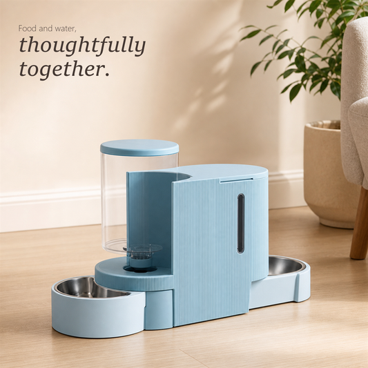 FeedFlow™ Gravity Pet Food and Water Station