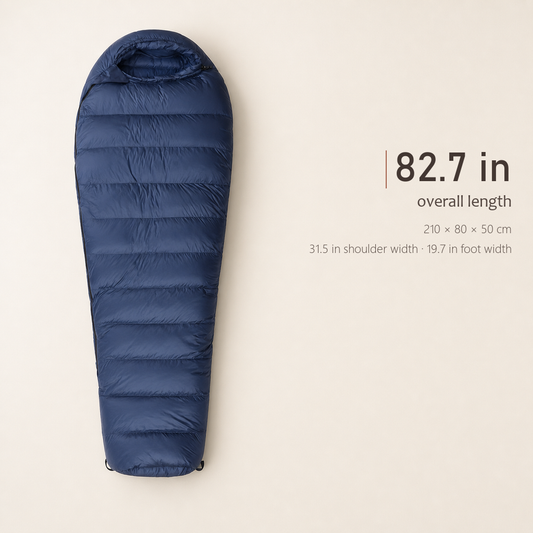 TrailNest™ Duck Down Camping Sleeping Bag