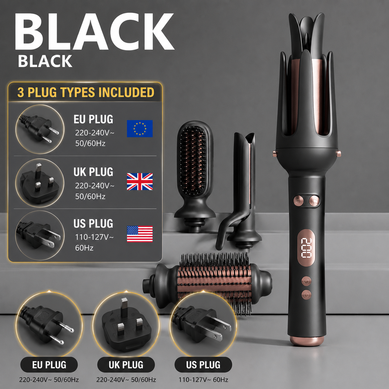 StyleOrbit™ Multi-Head Heated Hair Styler