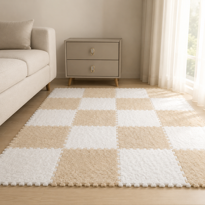 CloudSoft Checkerboard Floor Tiles lifestyle product photo 23