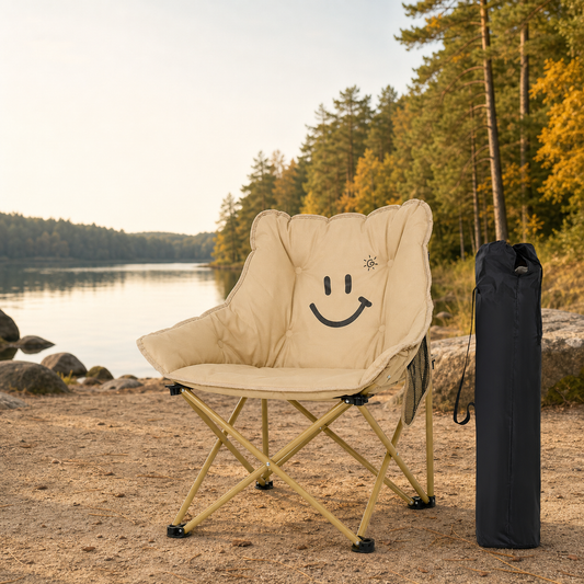 CampCircle™ Folding Table and Padded Chair Set